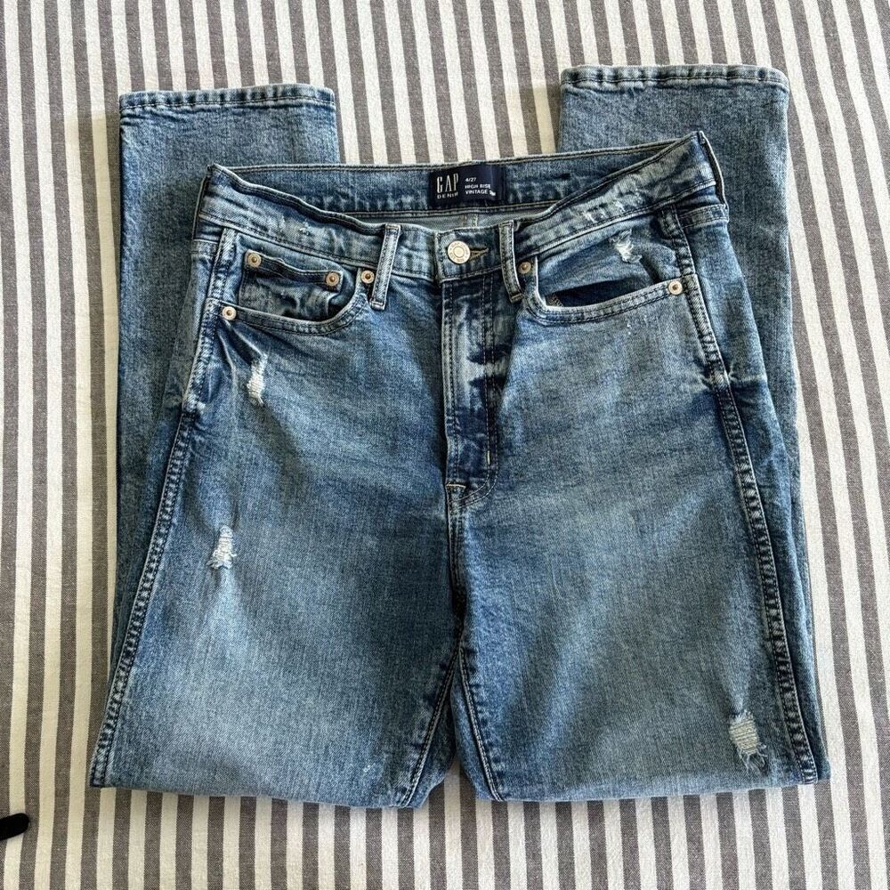 Gap High Rise Vintage Slim Jeans Size 4/27